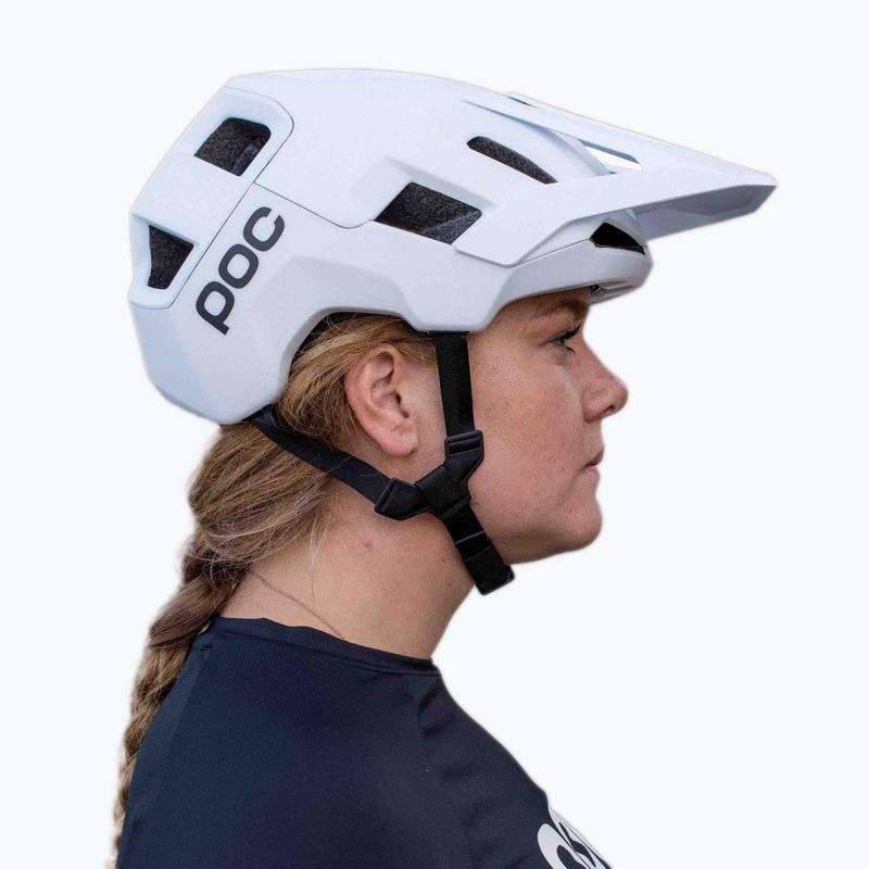 Fahrradhelm POC Kortal hydrogen white matt 7