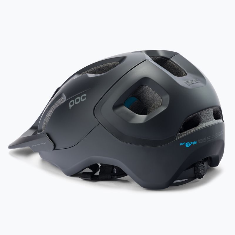 Fahrradhelm POC Axion SPIN uranium black matt 4