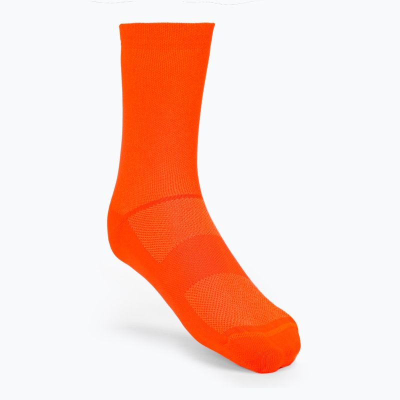 Radsocken POC Fluo Mid fluorescent orange