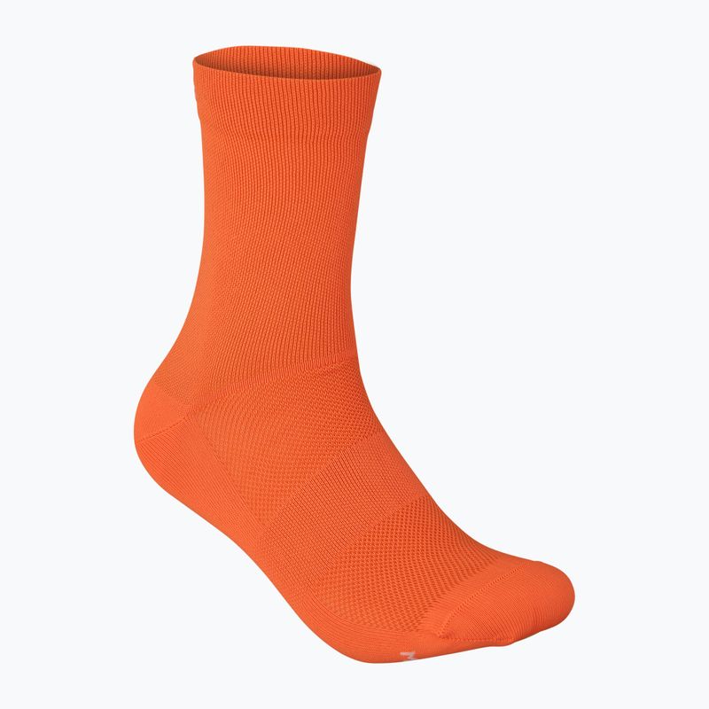 Radsocken POC Fluo Mid fluorescent orange 4