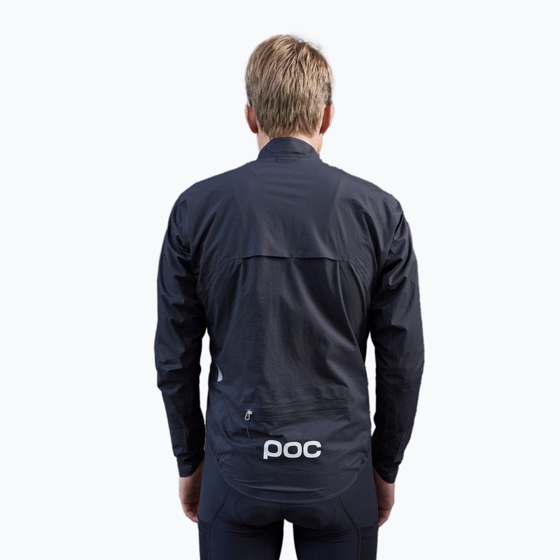 Fahrradjacke für Männer POC Haven Rain uranium black 2