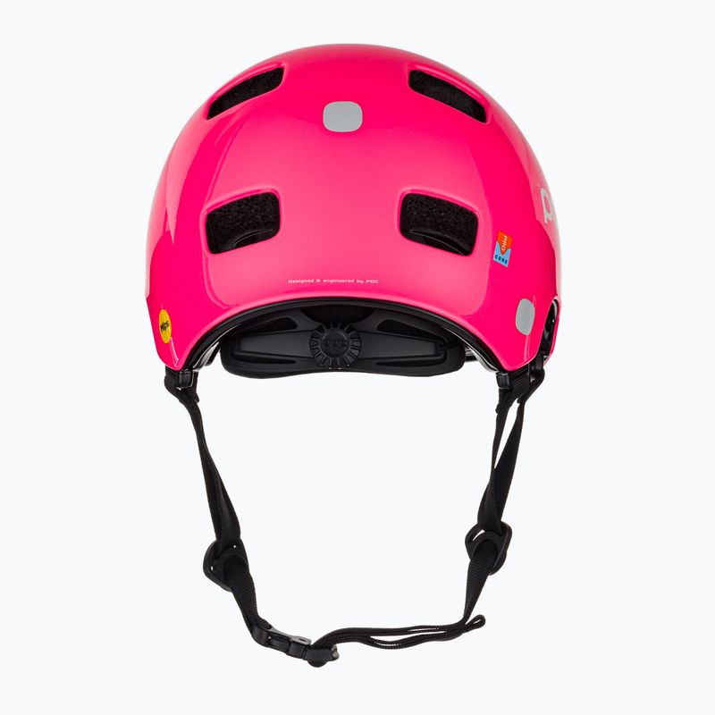 Kinder Fahrradhelm POC Pocito Crane MIPS fluoreszierend rosa 3