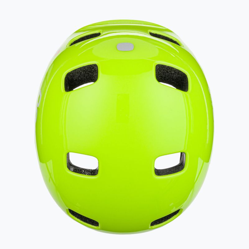 Kinderfahrradhelm POC Pocito Crane MIPS fluoreszierend gelb/grün 6