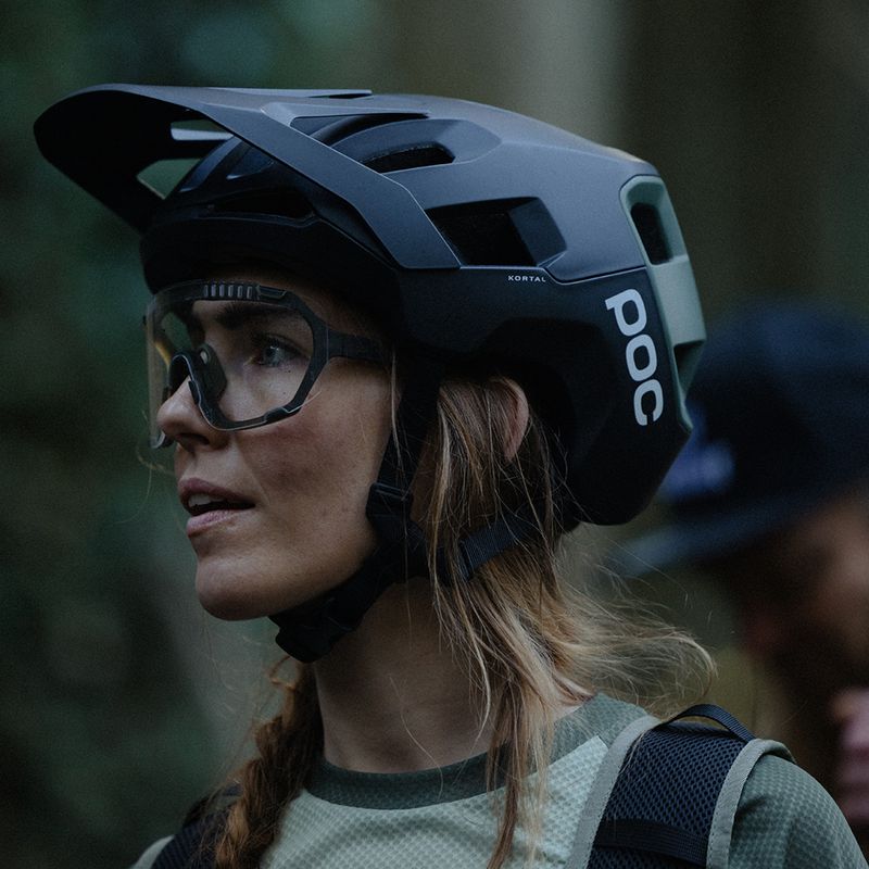 Fahrradbrille POC Devour uranium black/clarity trail silver 7