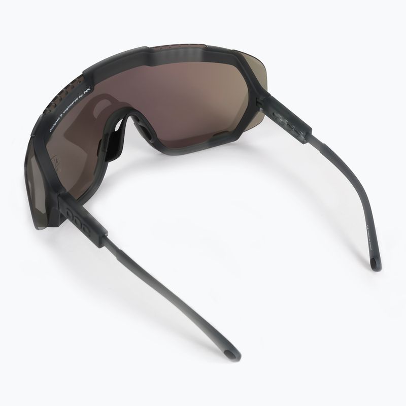 Fahrradbrille POC Devour uranium black/grey/deep green mirror 2