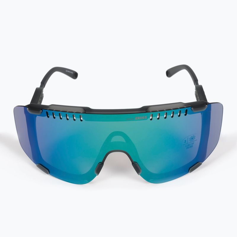 Fahrradbrille POC Devour uranium black/grey/deep green mirror 3