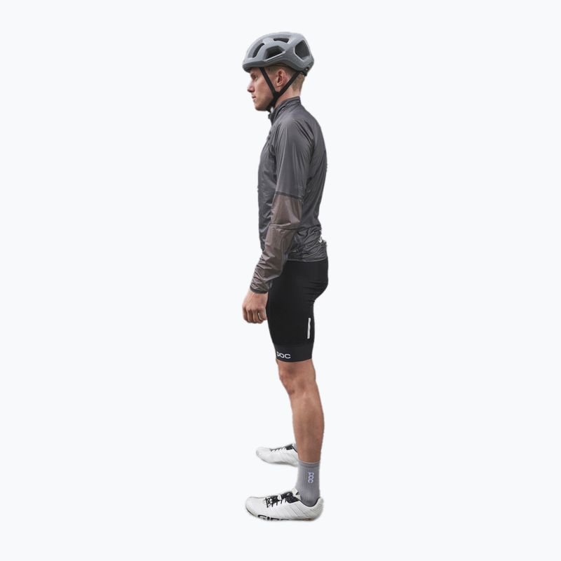 Fahrradjacke für Männer POC The Supreme Rain sylvanite grey 2
