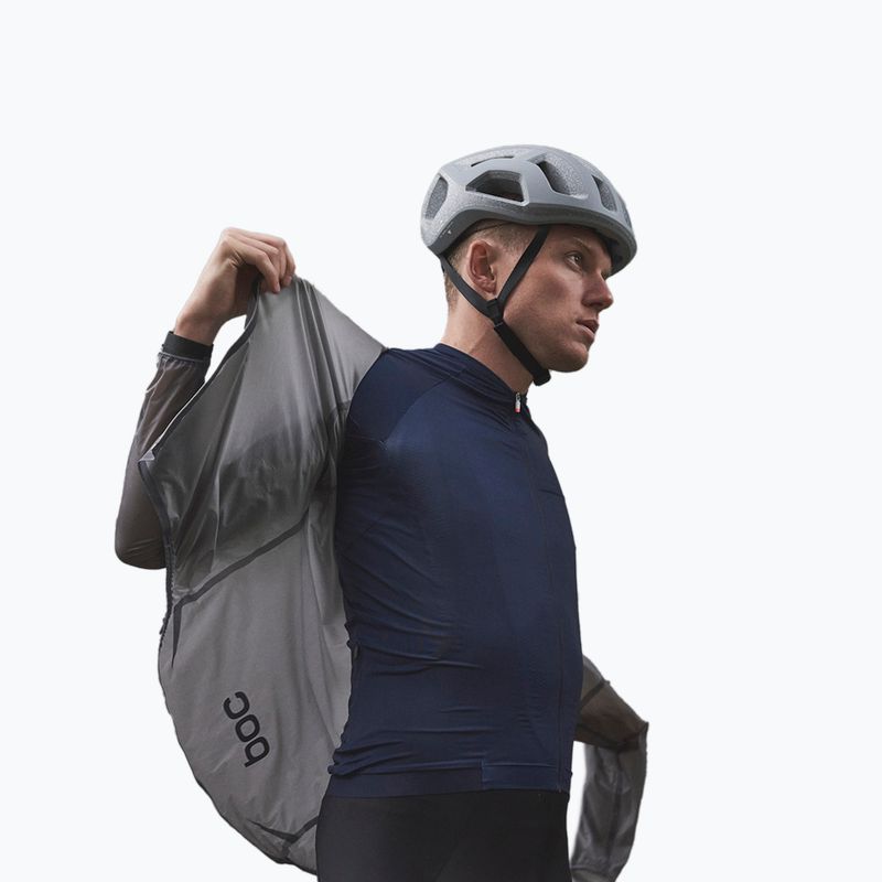 Fahrradjacke für Männer POC The Supreme Rain sylvanite grey 3