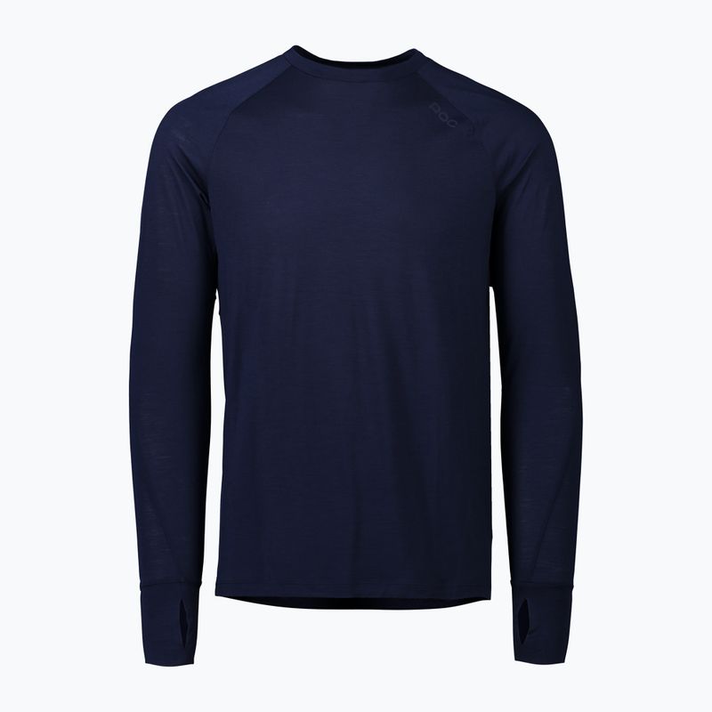 Trekking-Langarmhemd POC Light Merino turmaline navy