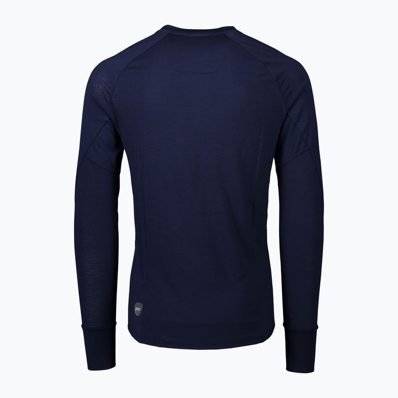 Trekking-Langarmhemd POC Light Merino turmaline navy 2