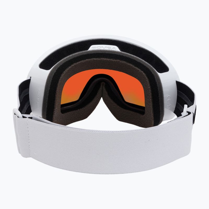 Skibrille POC Fovea Mid Clarity hydrogen white/spektris orange 3