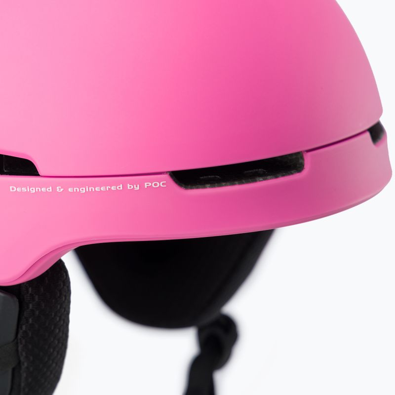 Skihelm für Frauen POC Obex Spin actinium pink 6