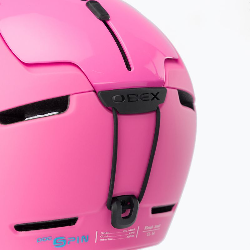 Skihelm für Frauen POC Obex Spin actinium pink 7