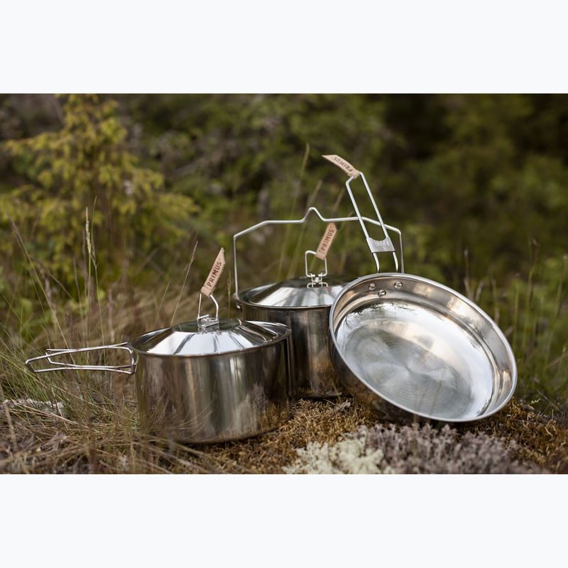 Primus CampFire Kochset 1 l + 1,8 l + Bratpfanne 2