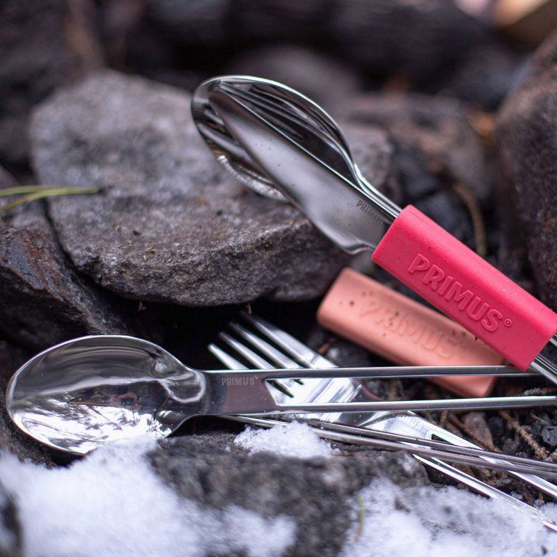 Campingbesteck Primus Leisure Cutlery pink 2