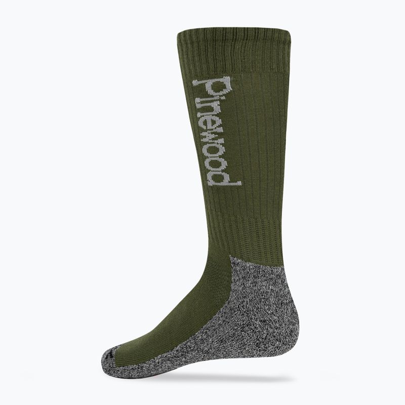 Pinewood Coolmax Medium Trekkingsocken 2 Paar grün 2