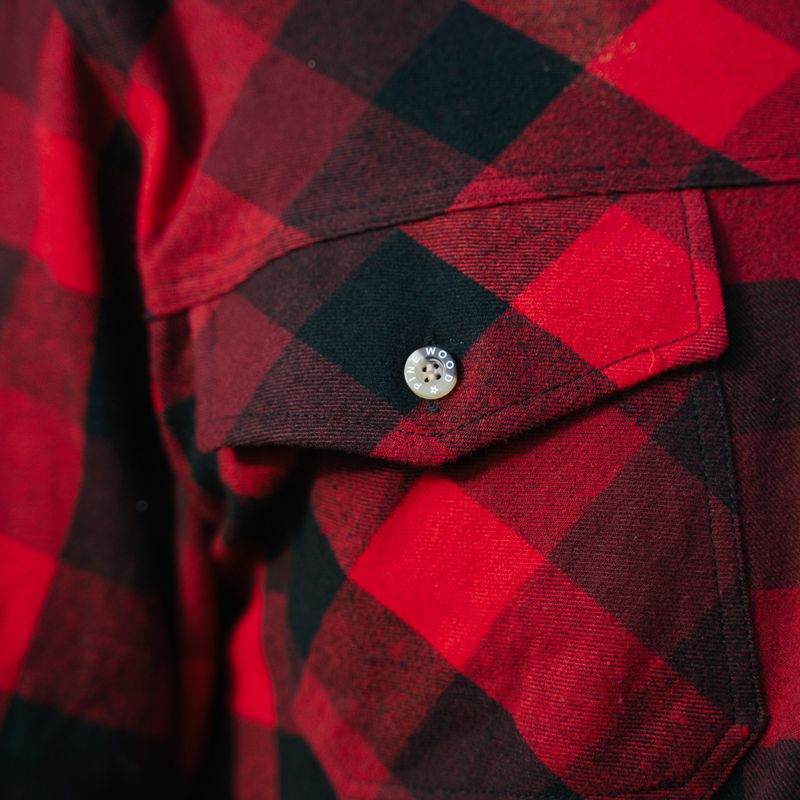 Herrenhemd Pinewood Lumbo red/black 7