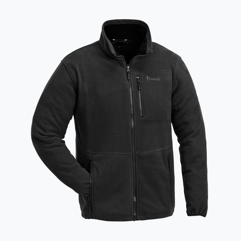 Trekking Sweatshirt Hoodie Herren Pinewood Finnveden Fleece black