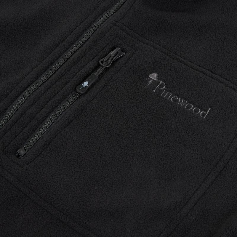 Trekking Sweatshirt Hoodie Damen Pinewood Finnveden Fleece black 3