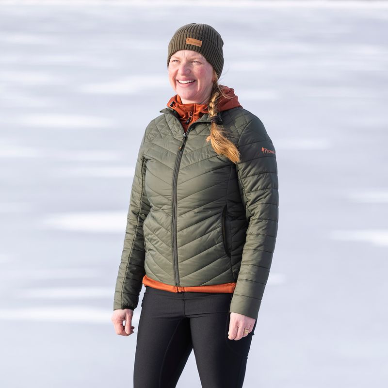 Zirbenholz Wintermütze New Stöten grün