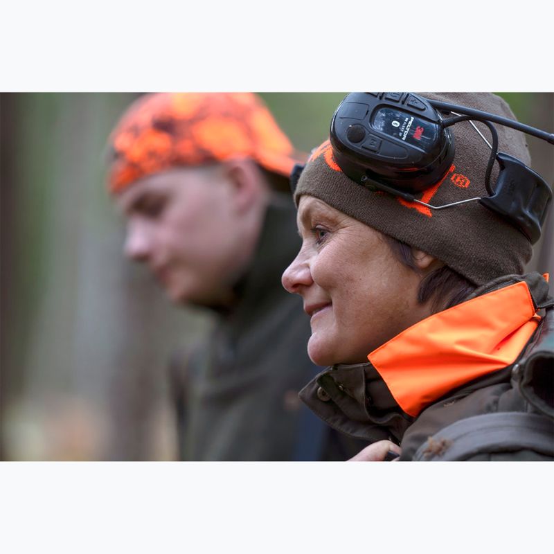 Pinewood Logo Wintermütze grün/orange    Neu