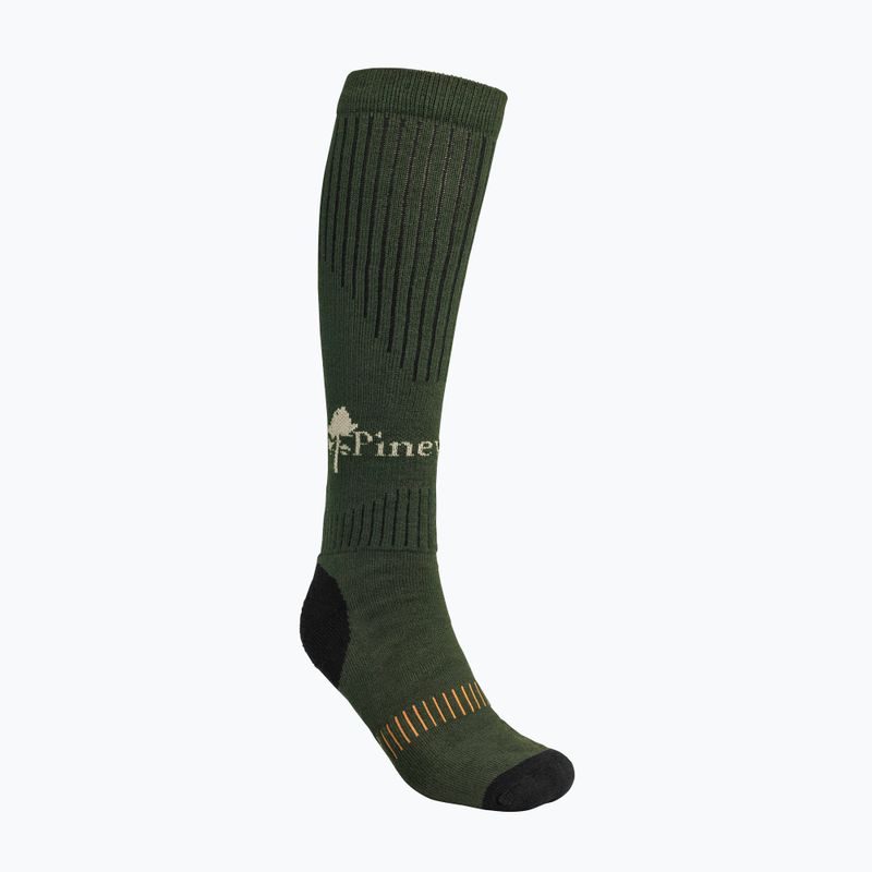 Herren Pinewood Drytex High grün/d.braun Trekkingsocken