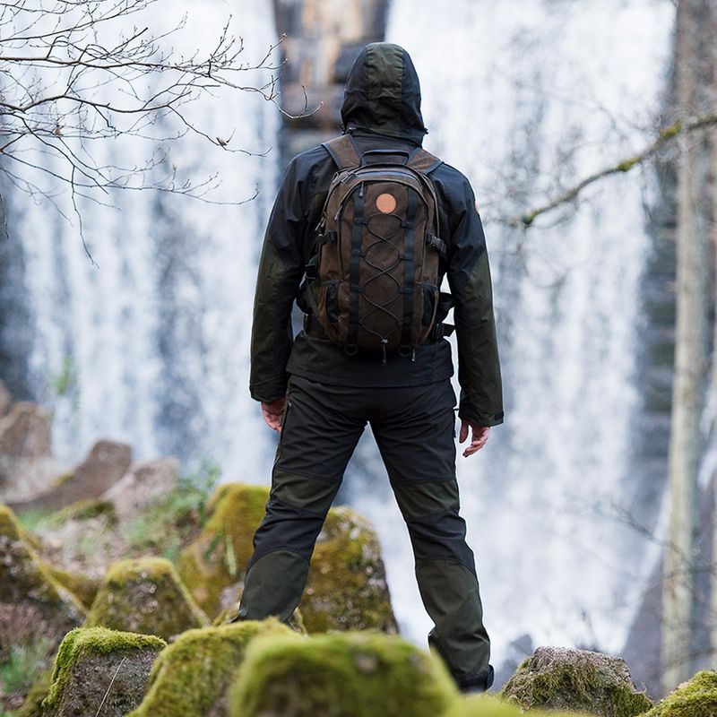 Pinewood Outdoor 22 l Wildleder braun Wandern Rucksack 7