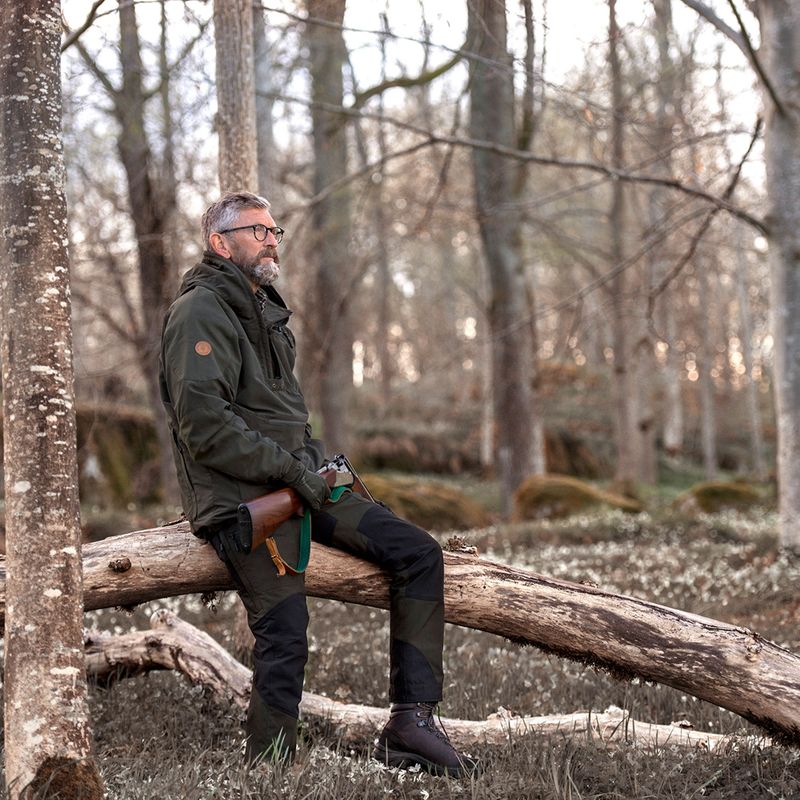 Herren-Trekkinghose Pinewood Caribou TC Extreme moss green/black 7