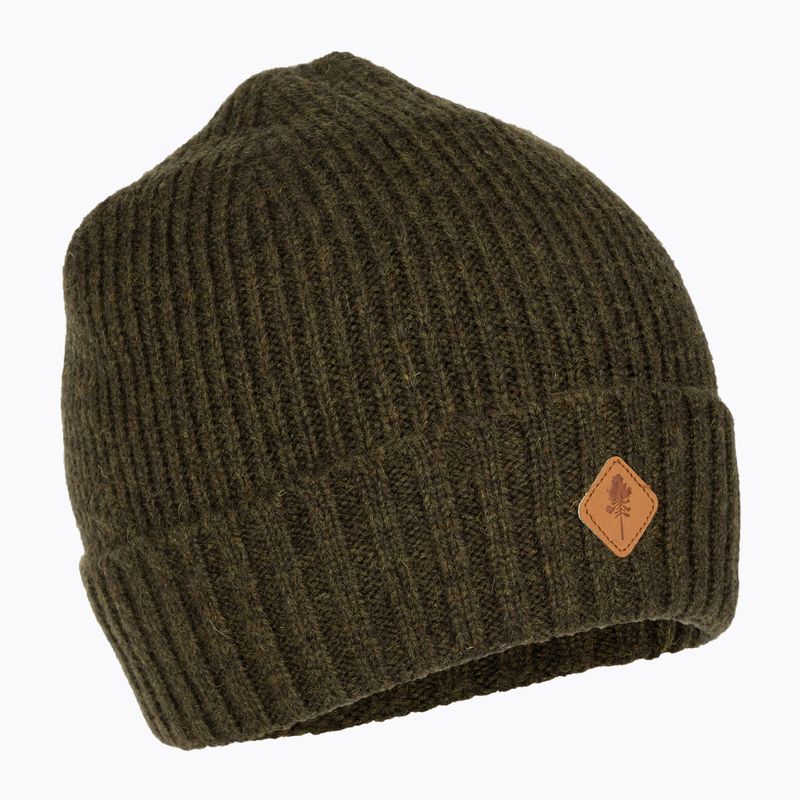 Pinewood Knitted Wool Winter Beanie mossgreen mel