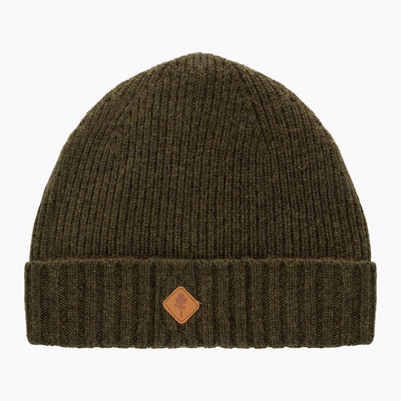 Pinewood Knitted Wool Winter Beanie mossgreen mel