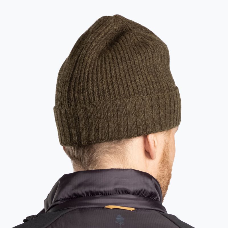 Pinewood Knitted Wool Winter Beanie mossgreen mel