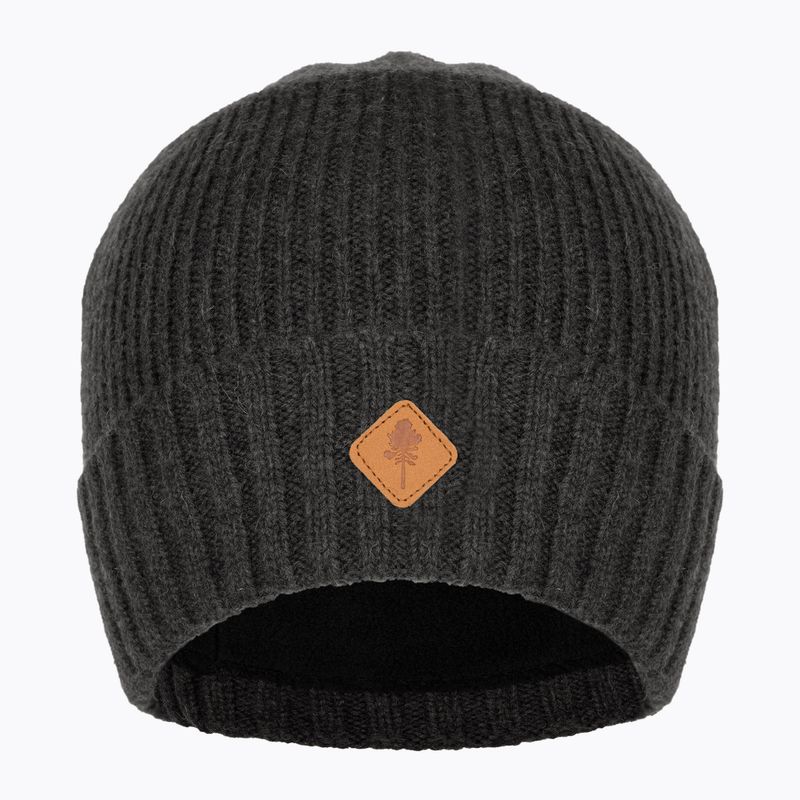 Pinewood Knitted Wool Winter Beanie dunkel anthrazit mel 2