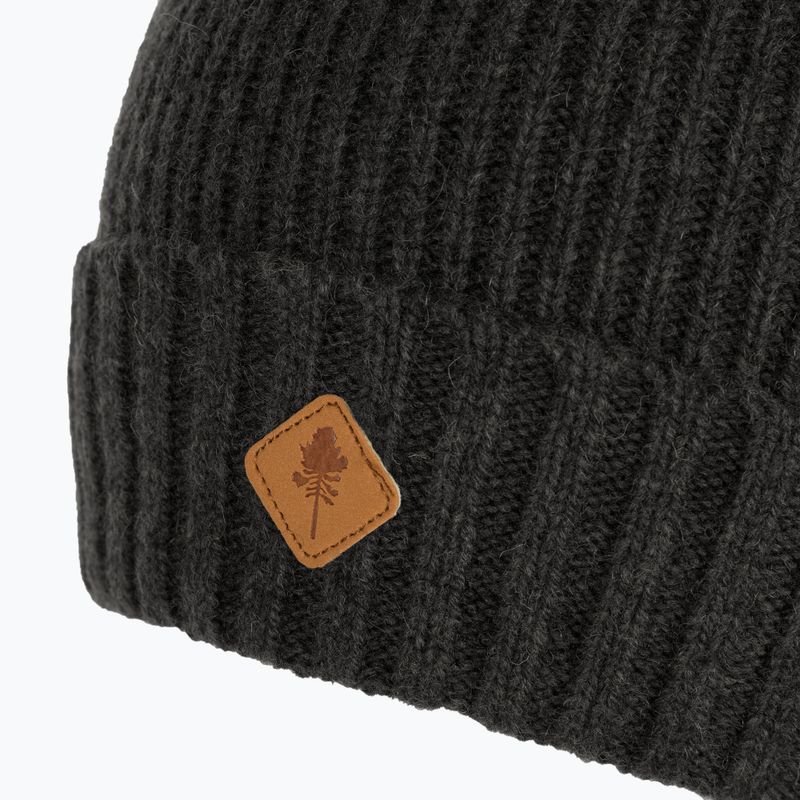Pinewood Knitted Wool Winter Beanie dunkel anthrazit mel