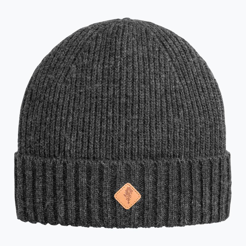 Pinewood Knitted Wool Winter Beanie dunkel anthrazit mel