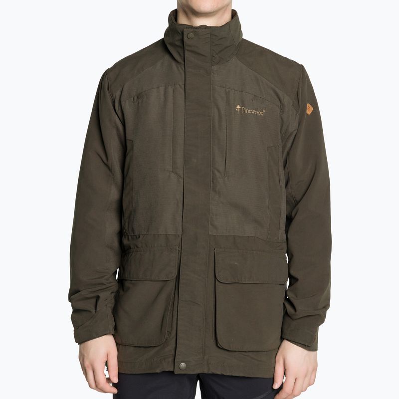 Pinewood Herren Softshelljacke Smaland Helles Wildleder braun