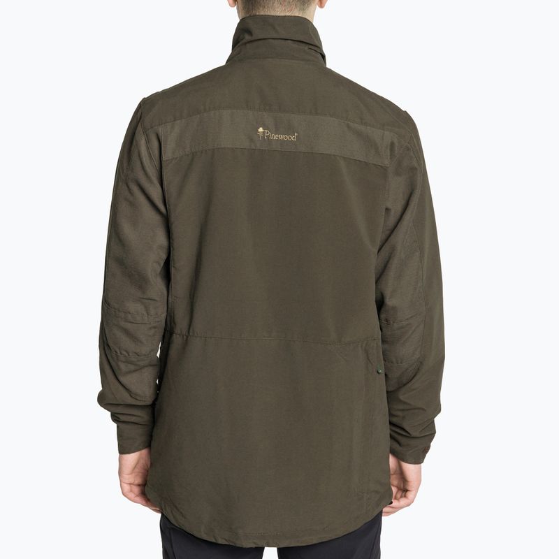 Pinewood Herren Softshelljacke Smaland Helles Wildleder braun 2