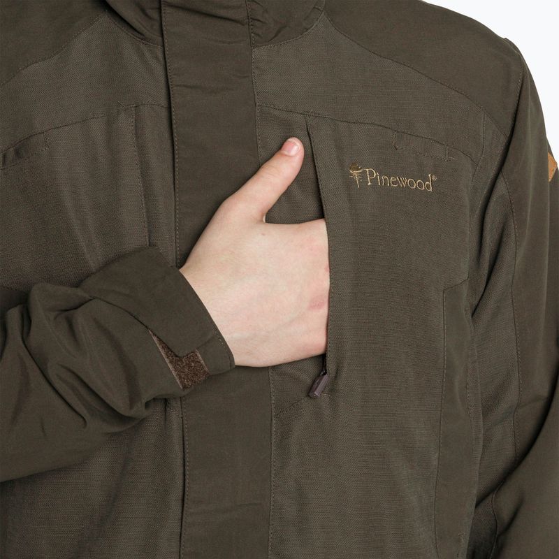 Pinewood Herren Softshelljacke Smaland Helles Wildleder braun 3