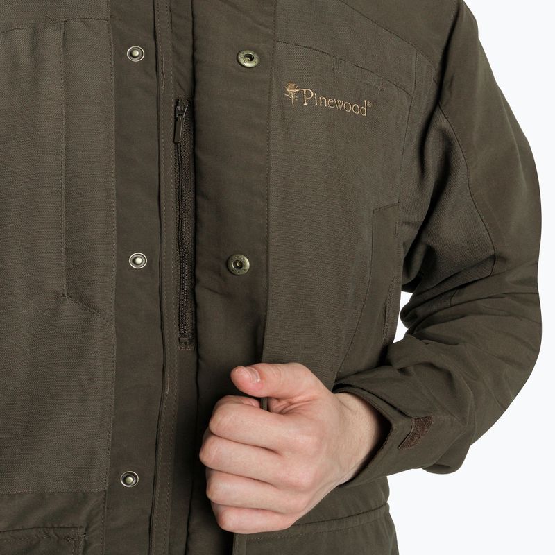 Pinewood Herren Softshelljacke Smaland Helles Wildleder braun 5