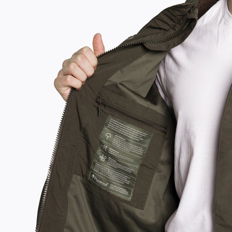 Pinewood Herren Softshelljacke Smaland Helles Wildleder braun 8