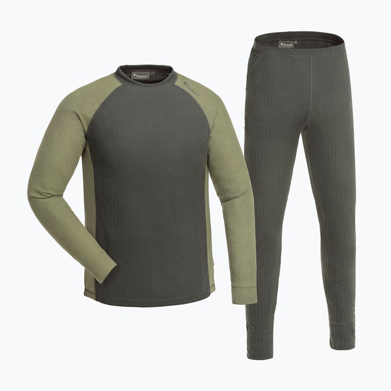 Herren Thermo-Unterwäsche-Set Pinewood Finnveden Base Layer d.green/leaf