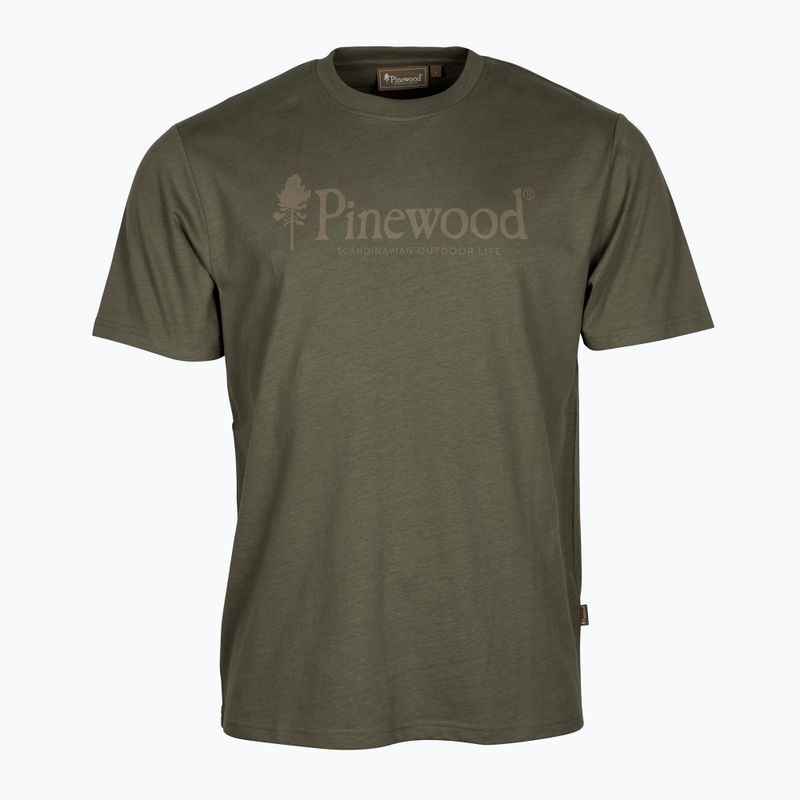 Pinewood Outdoor Life Herren-T-Shirt d.grün 3