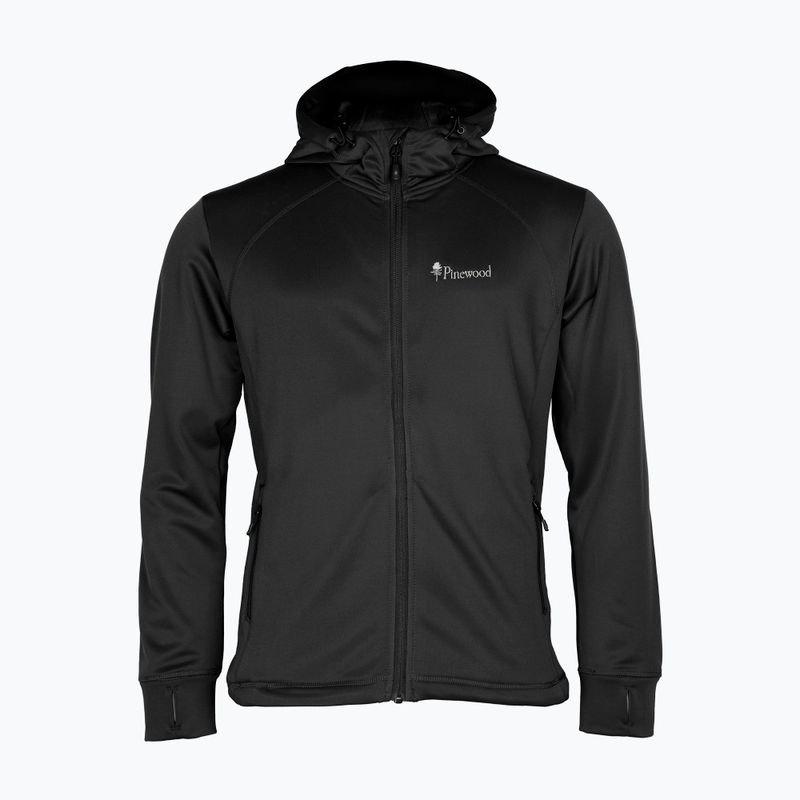 Herren Pinewood Finnveden Hoodie Trekking-Sweatshirt schwarz 2