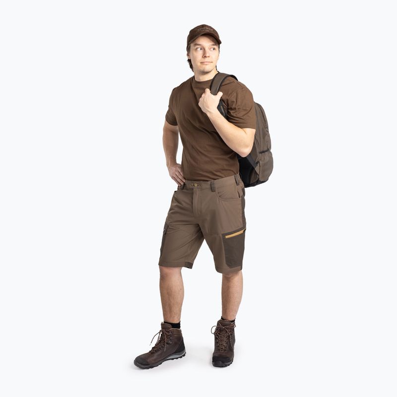 Herren Pinewood Finnveden Trail Hybrid erdbraun/d.olive Trekkingshorts 2