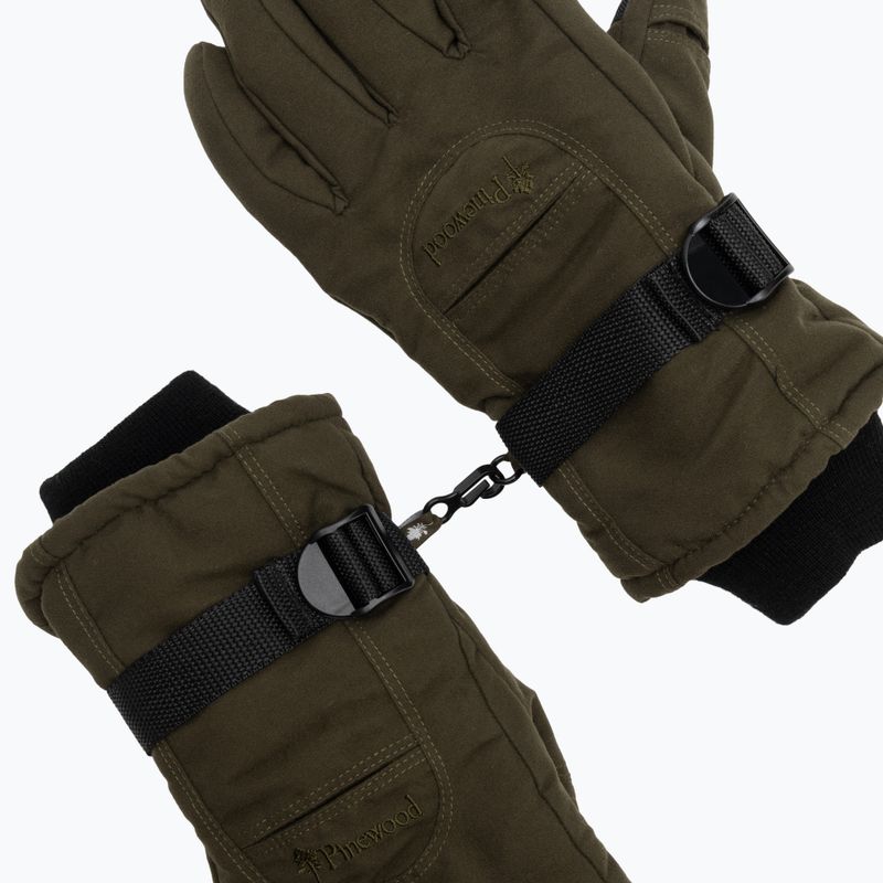 Trekking Handschuhe Herren Pinewood Membrane Glove moss green 4