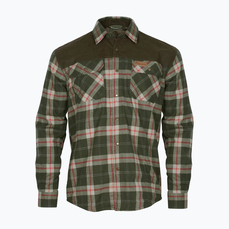 Hemd Herren Pinewood Douglas d.green/red