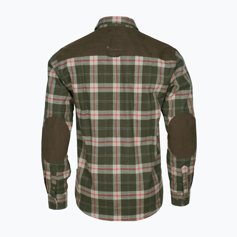 Hemd Herren Pinewood Douglas d.green/red 2