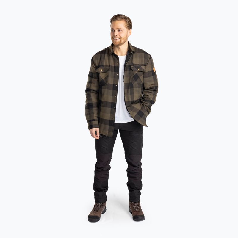 Herrenhemd Pinewood Canada Classic 2.0 grün/schwarz