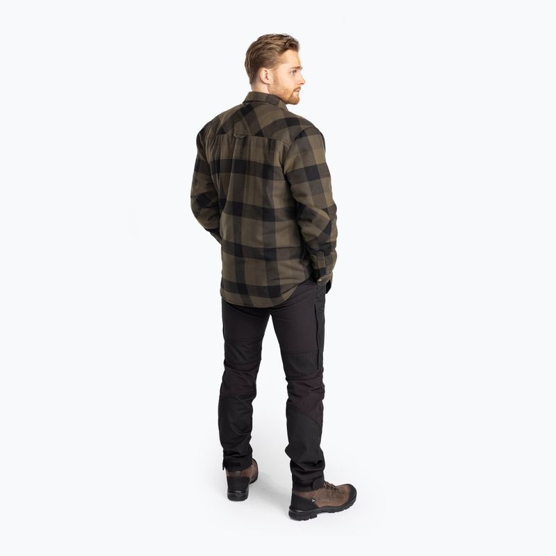 Herrenhemd Pinewood Canada Classic 2.0 grün/schwarz 2