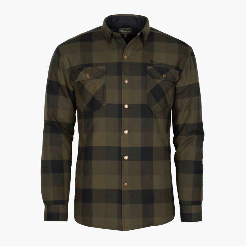 Herrenhemd Pinewood Canada Classic 2.0 grün/schwarz 5