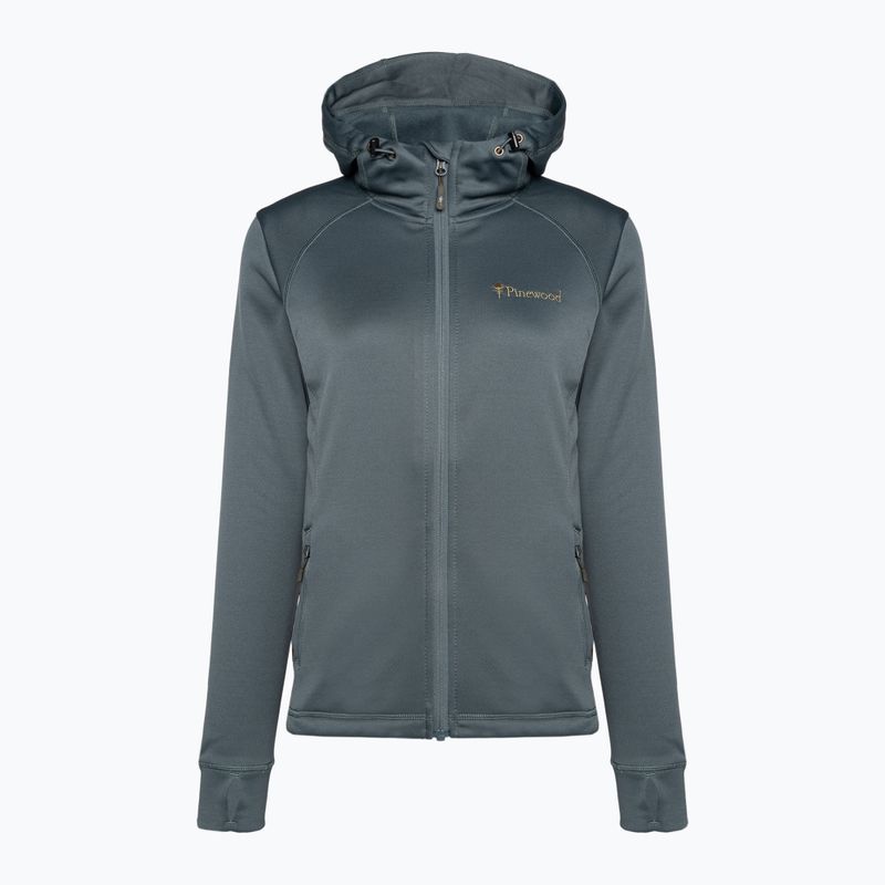 Damen-Trekking-Sweatshirt Pinewood Finnveden Hoodie d.storm blau 5